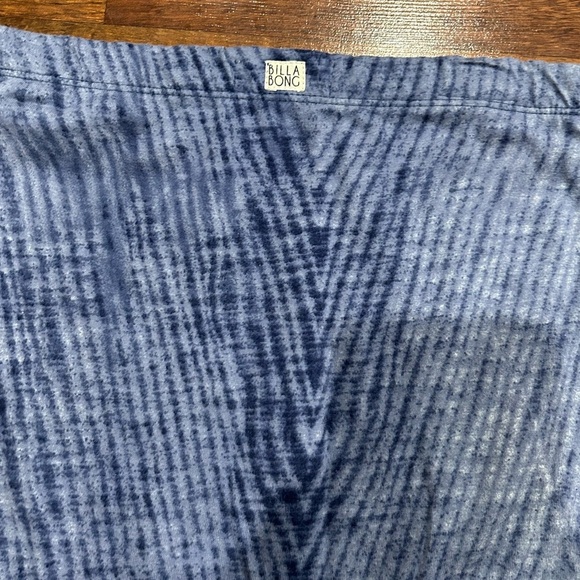 Billabong Maxi Blue Tie Dye Skirt Size Small Long Skirt Boho Casual - Picture 7 of 7